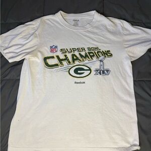 Reebok White Super Bowl Champions Tee